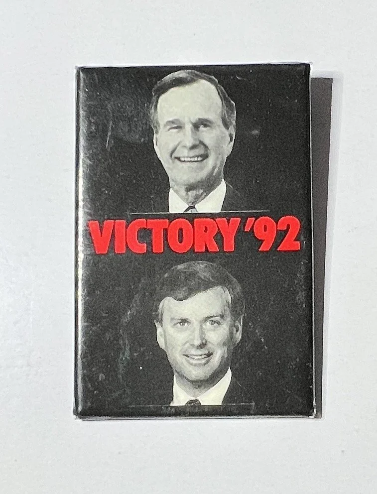 President  George H.W. Bush  and Vice President  Dan Quayle