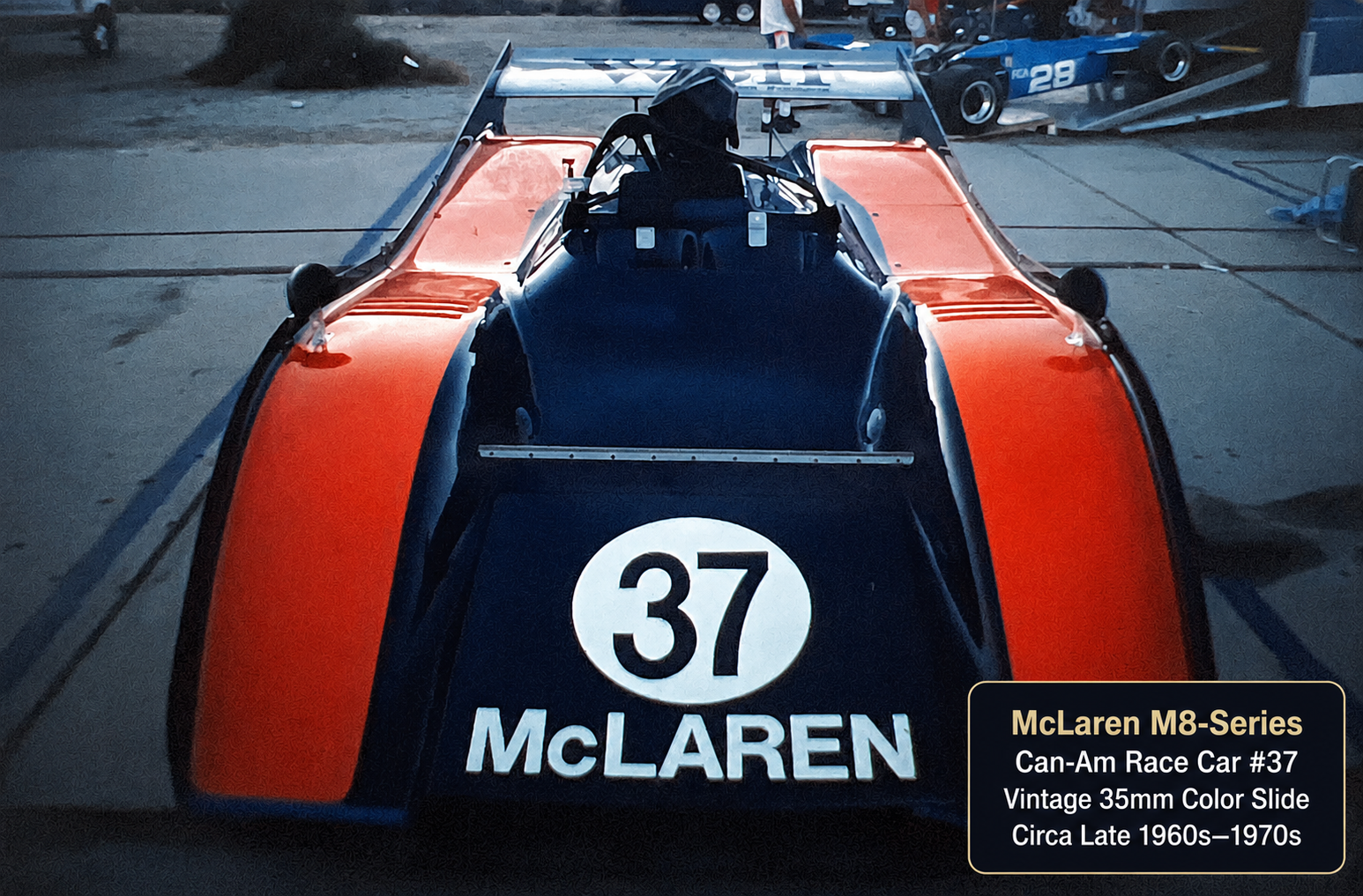 McLaren M8-Series Can-Am Race Car #37 –  High-Resolution Digital Download