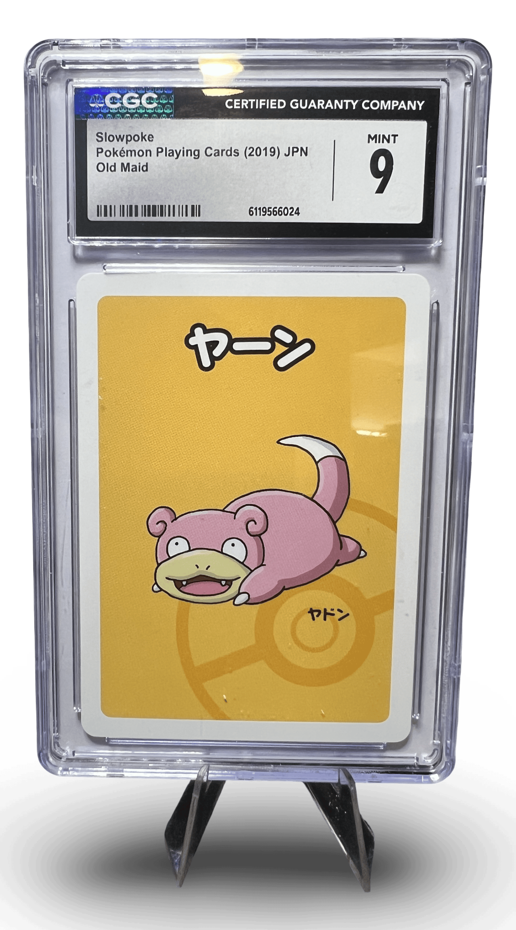 2019 Pokémon Slowpoke Playing Card - Mint 9