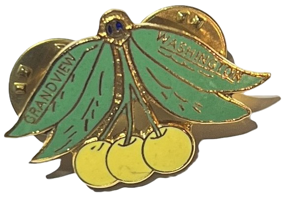 Lions Club International Grandview Washington Cherries Collectible Pin