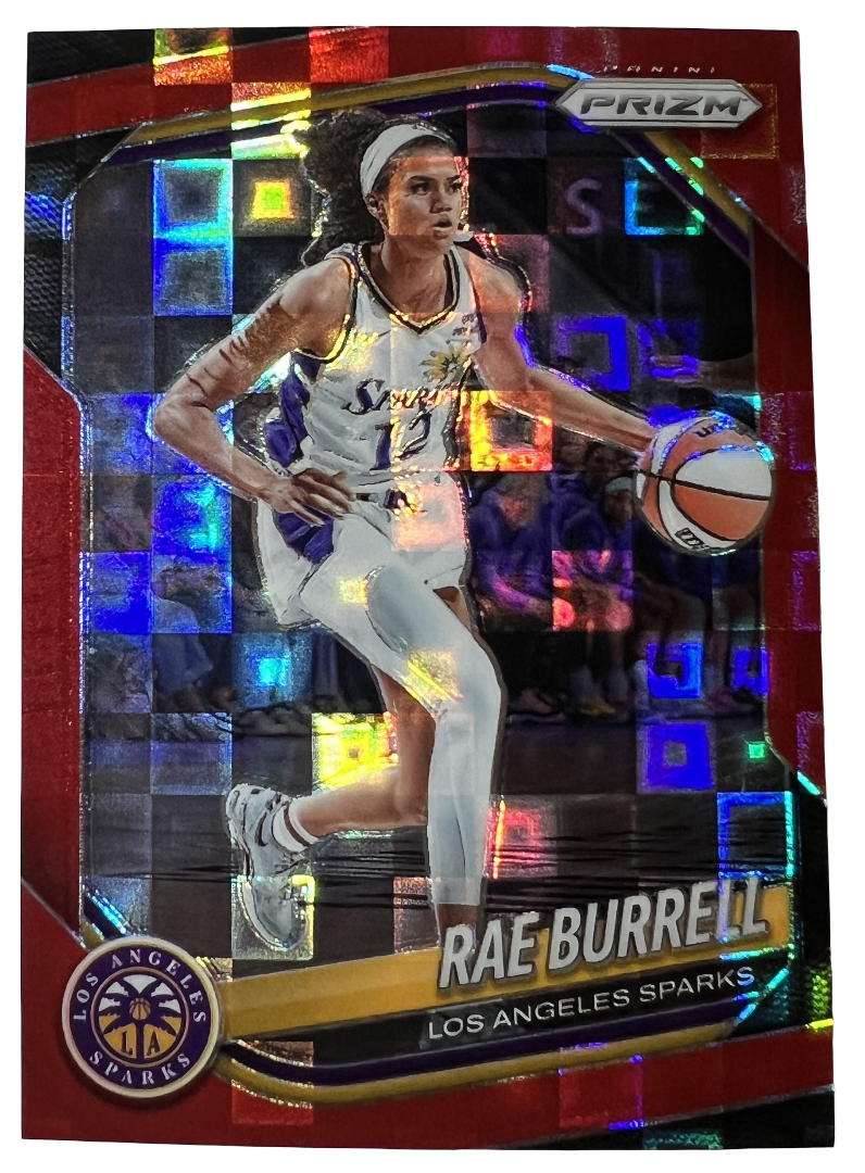 Rae Burrell 2025 Panini Prizm WNBA Red Pandora Prizm Card  #25