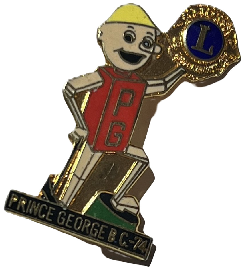 Lions Club International Prince George BC C-'74 Collectible Pin