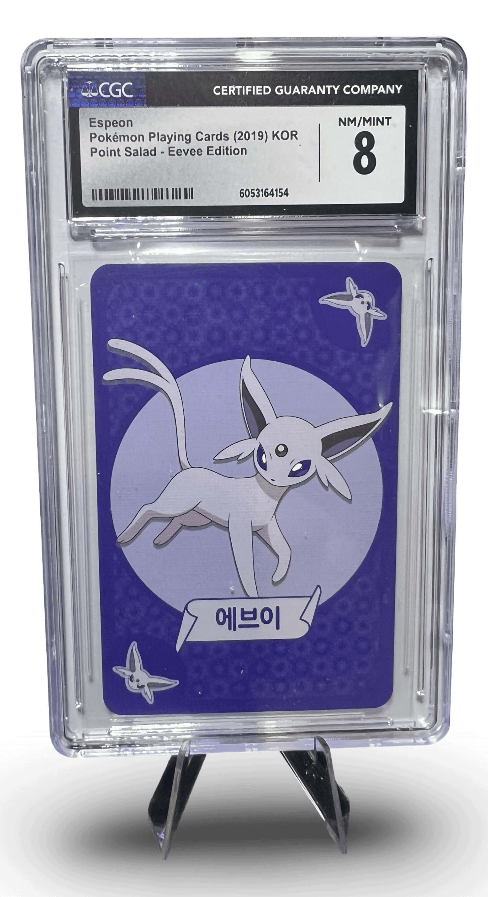 CGC-Certified Espeon Card - Korean Eevee Edition