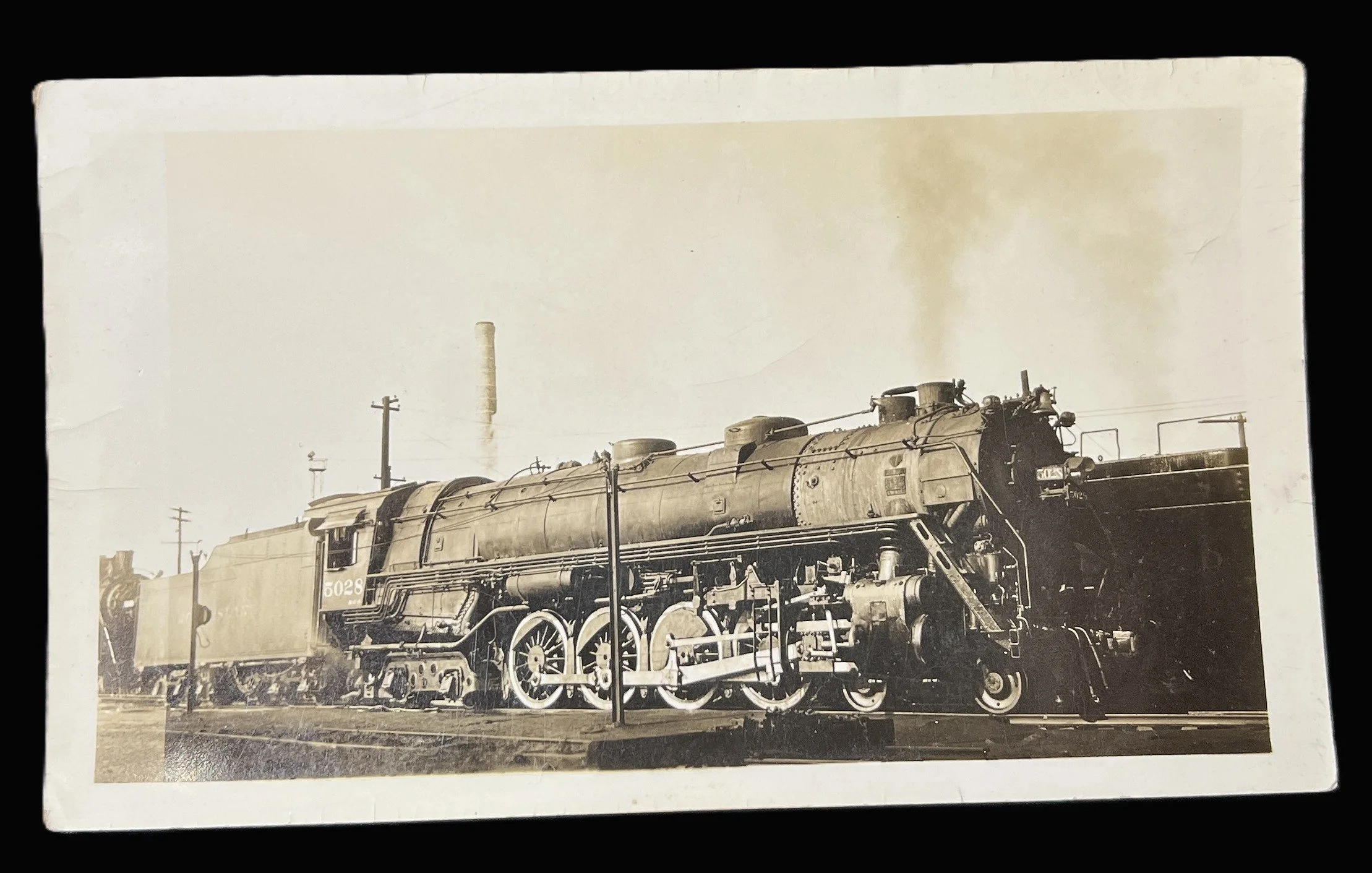 Vintage Rock Island Railroad Locomotive 5028 Photo