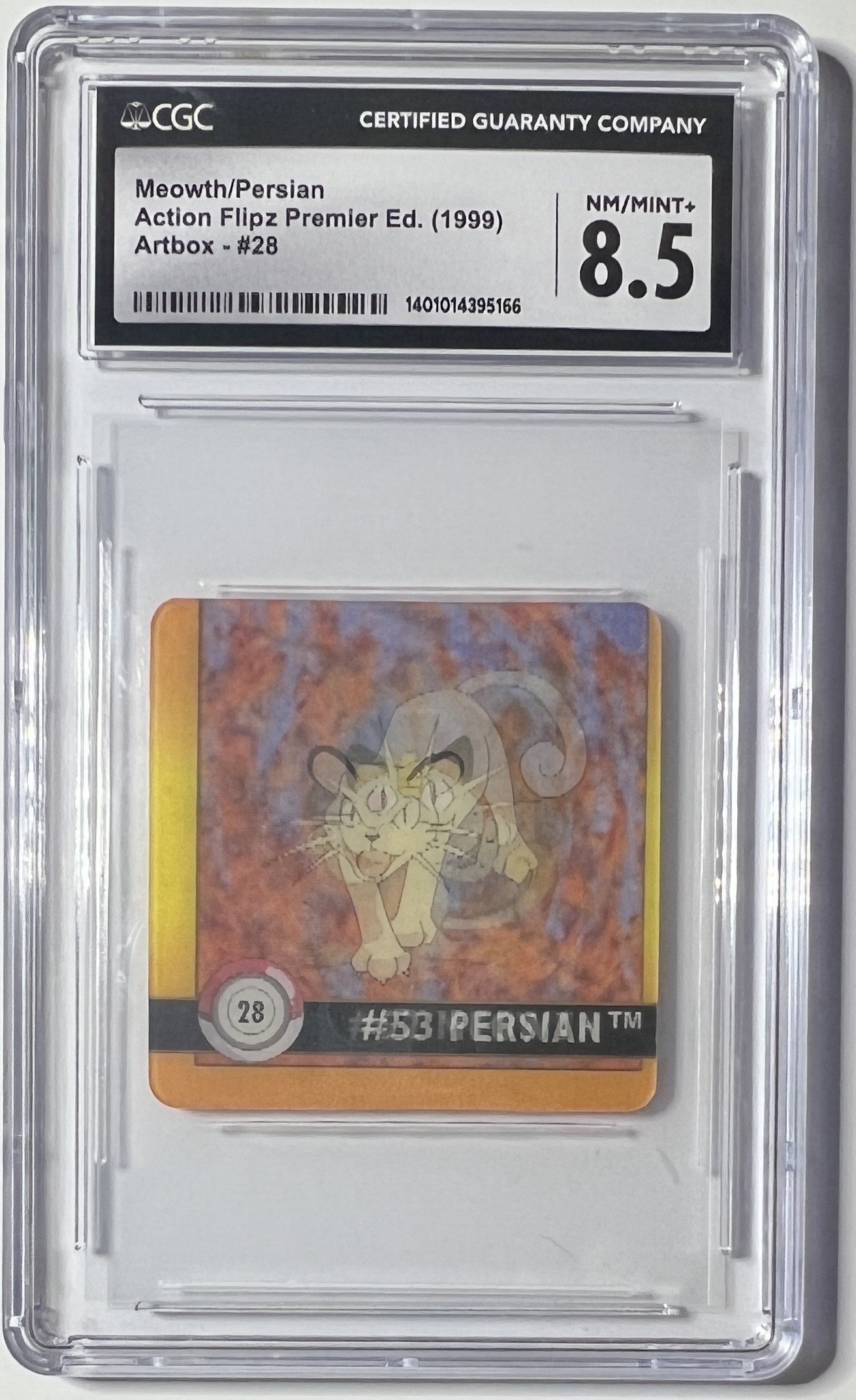 Meowth/Persian Action Flipz Premier Edition (1999) - CGC Graded