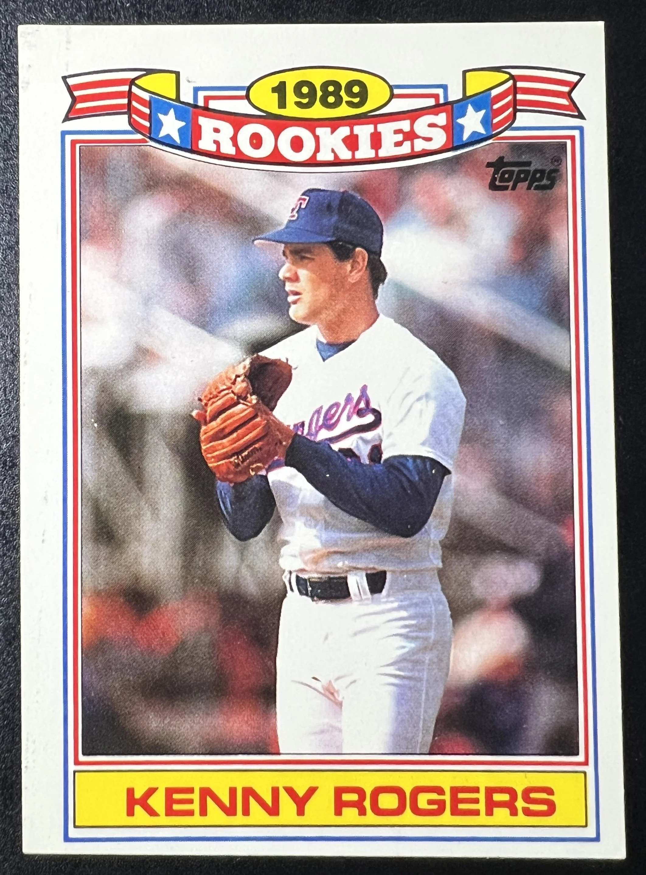 1989 Topps Baseball Rookies Card Kenny Rogers 24