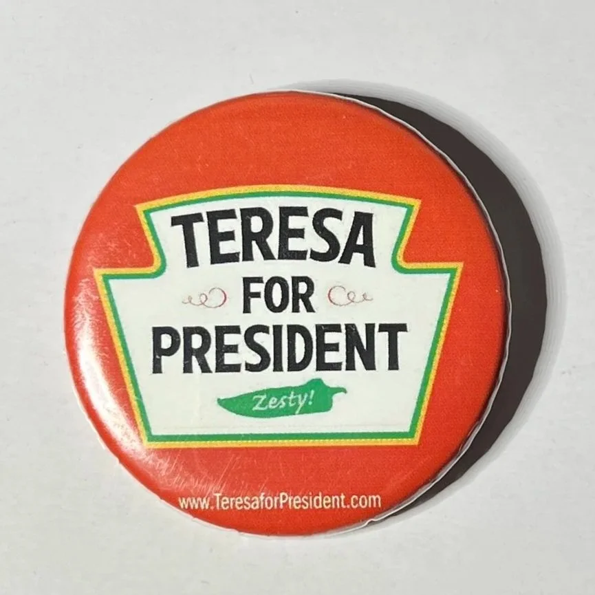 2004 Teresa Heinz Kerry Campaign Button