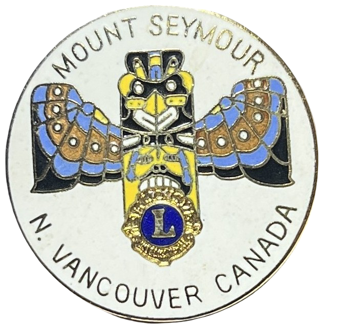 Lions Club International Mount Seymour N. Vancouver Canada Totem Pole Pin