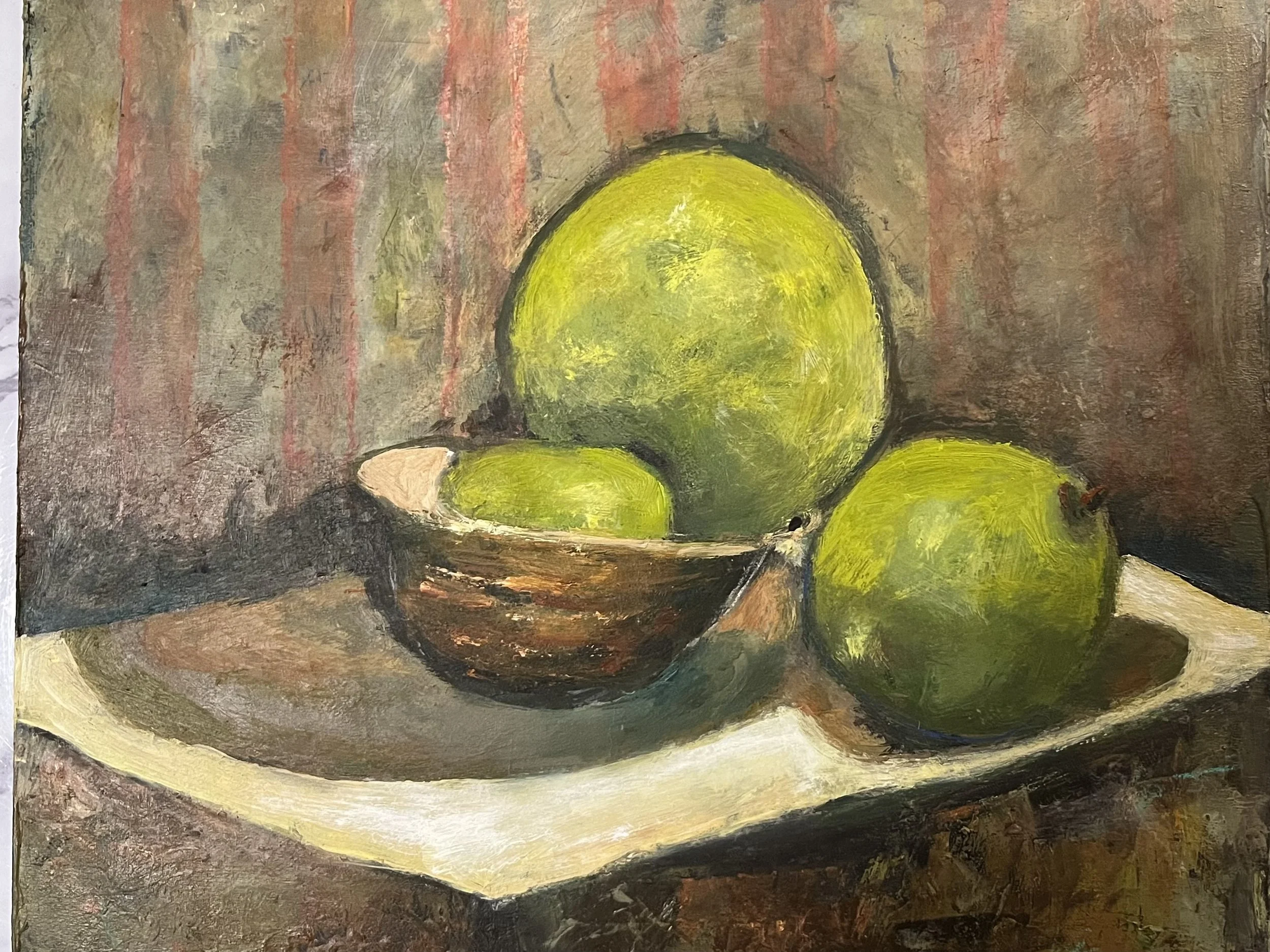 Trio Apples - Still life study