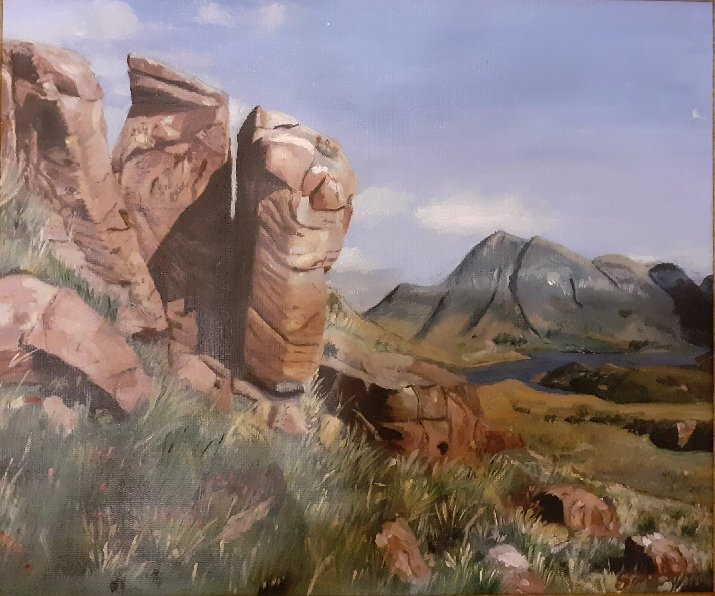 Beyond the mountains
