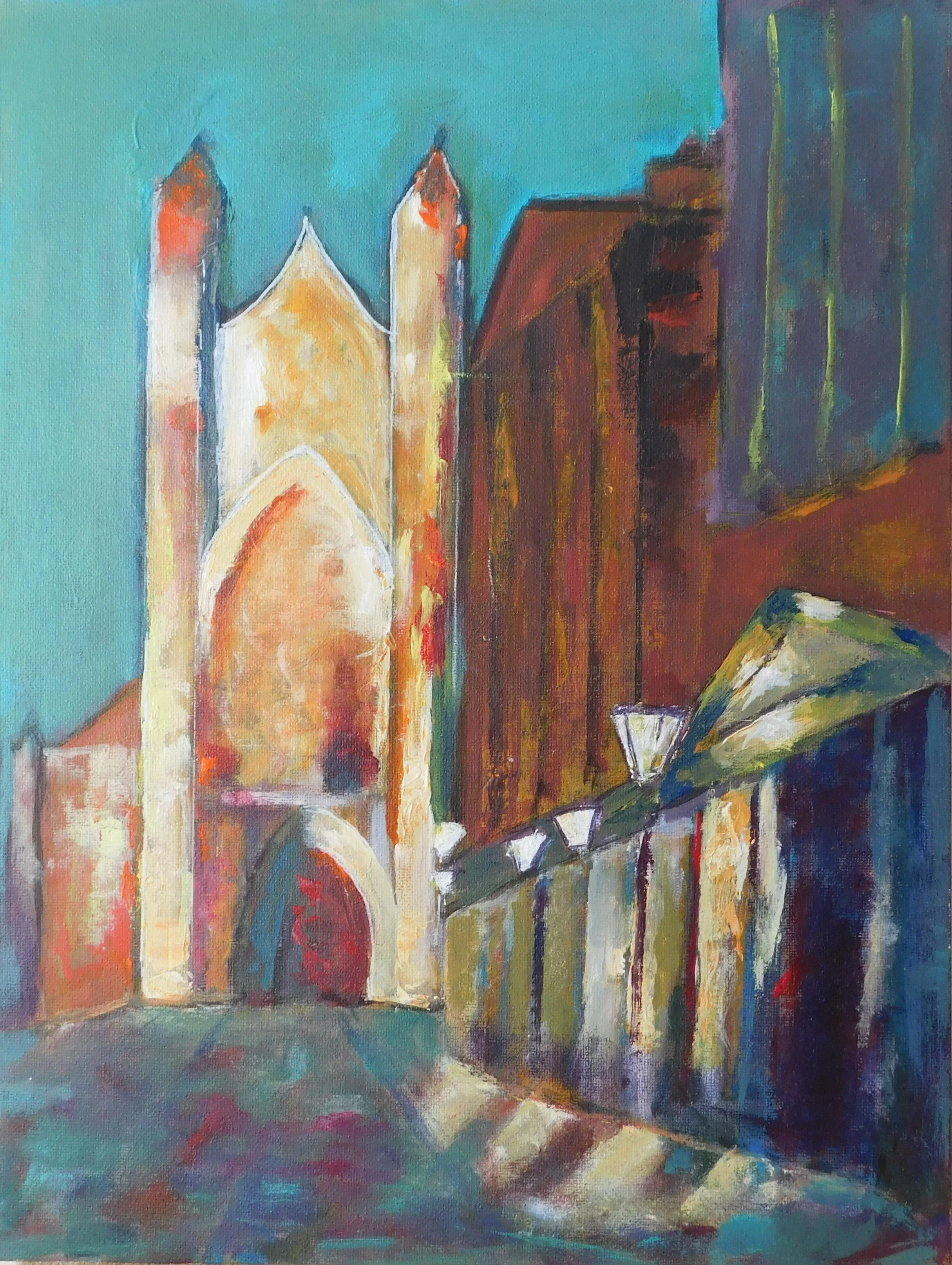 Evening Light in Bath Abbey