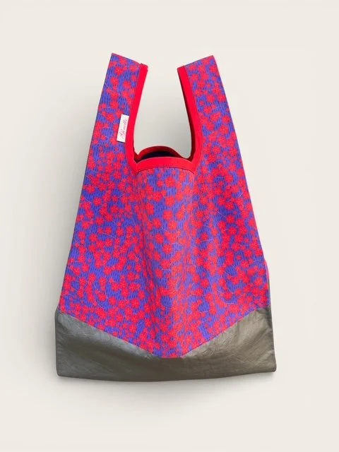 Ginette, das feine Sackerl Gr. M, blau/pink/grau