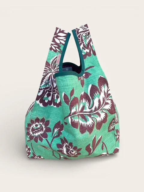 Ginette, das feine Sackerl " LIGHT" grün gemustert