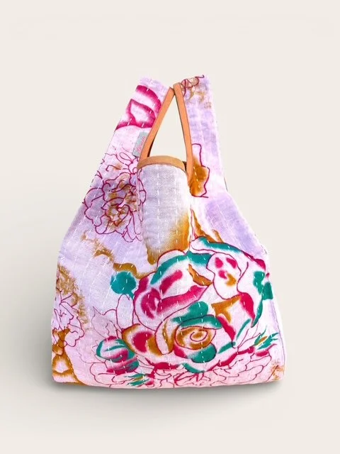 Ginette, das feine Sackerl/ rosa gemustert