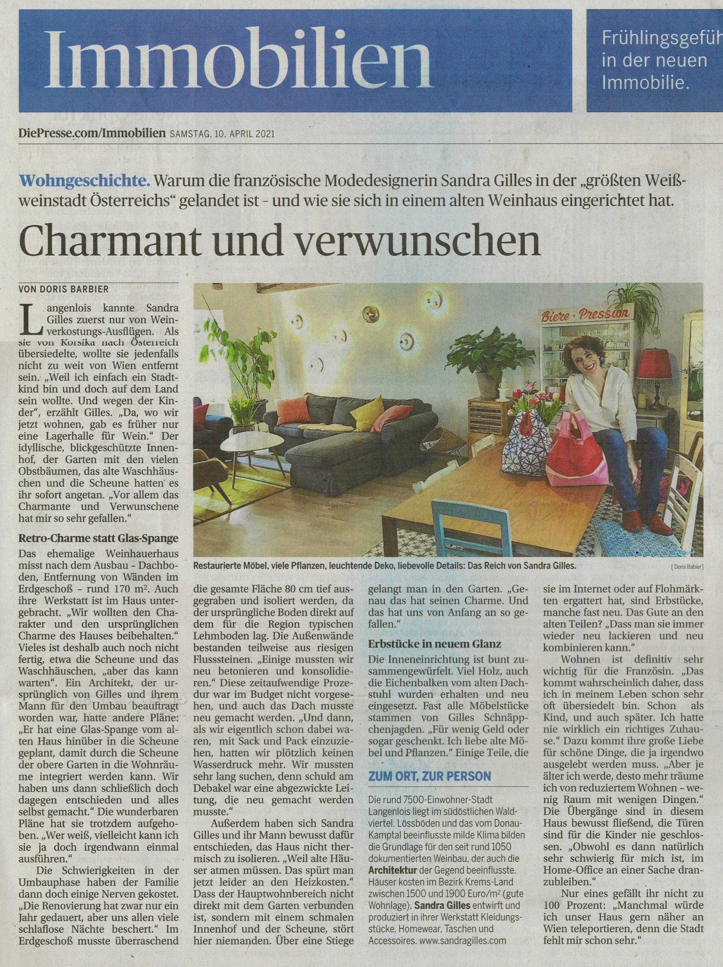 Artikel in der Presse 