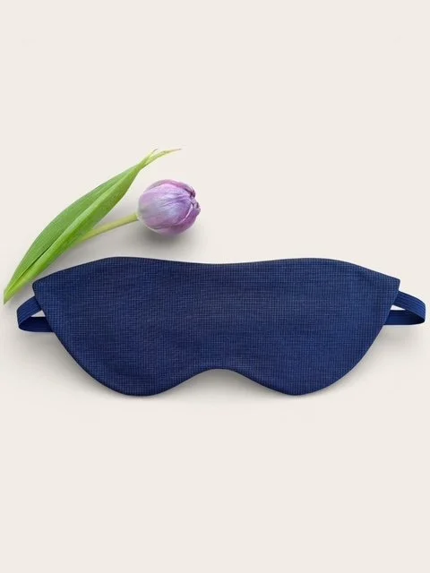 Schlafmaske Damen, dunkelblau