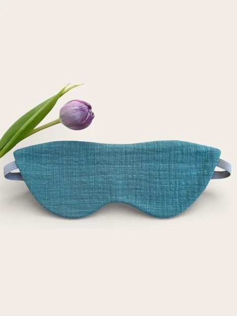 Schlafmaske Damen, türkis