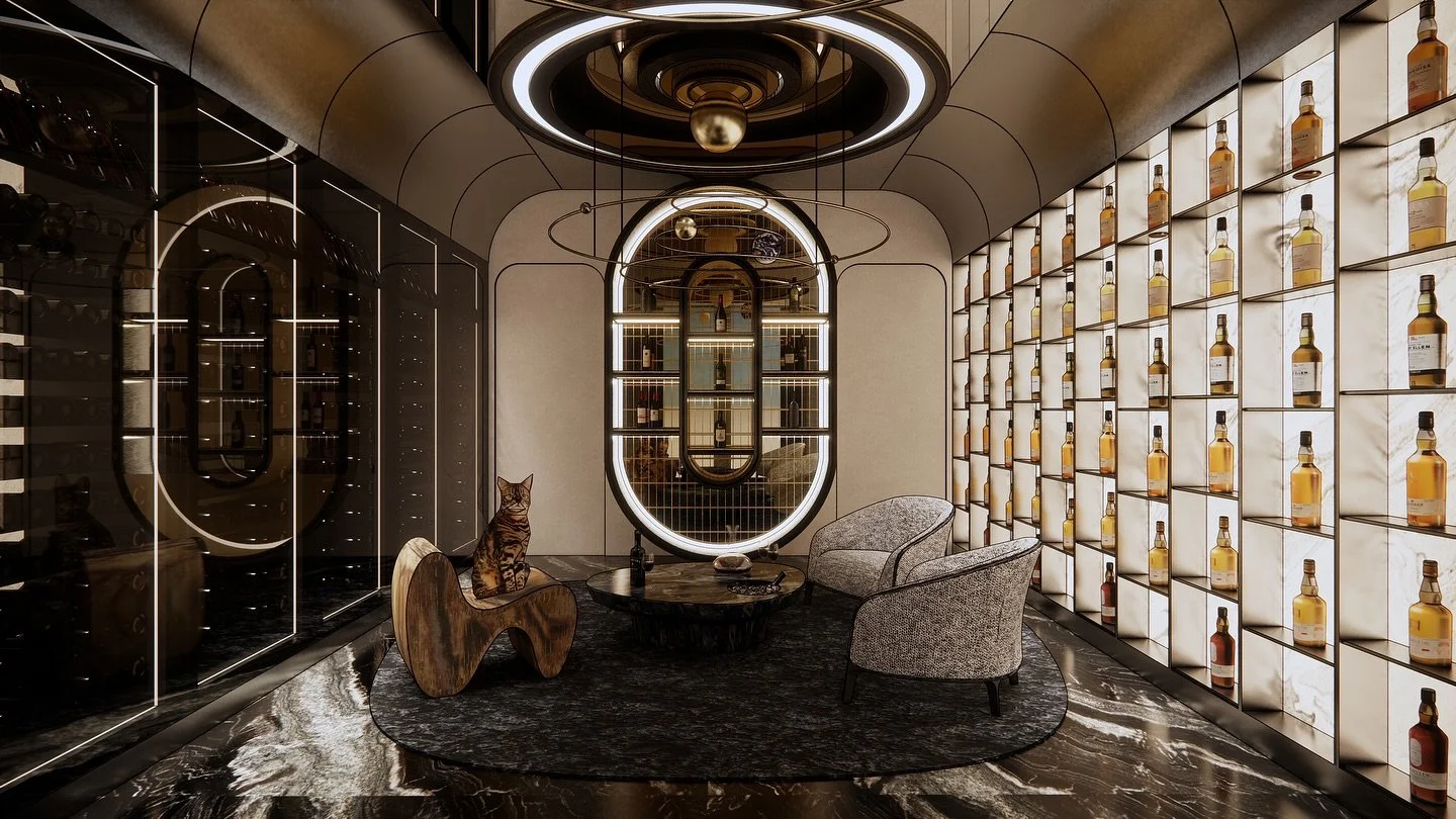 WINE CELLAR &ldquo;A Private Universe Where Fine Wine And Cosmic Elegance Meet&rdquo;

Imagine stepping through the door into a space that&rsquo;s more than just a wine cellar &mdash; it&rsquo;s a journey into your own personal universe. The inspirat
