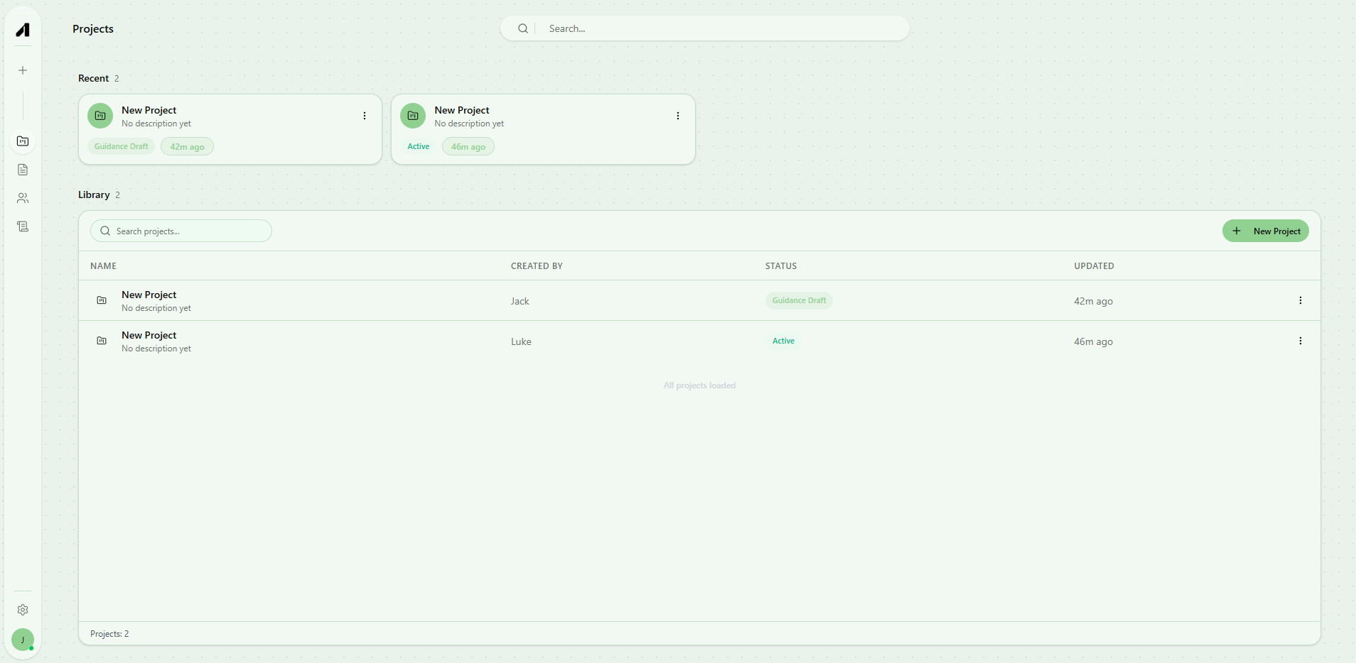 Screenshot of the Ama Platform industry intelligence interface, showing connected operational data and information informing asset-specific outputs and structured deliverables through Gab.