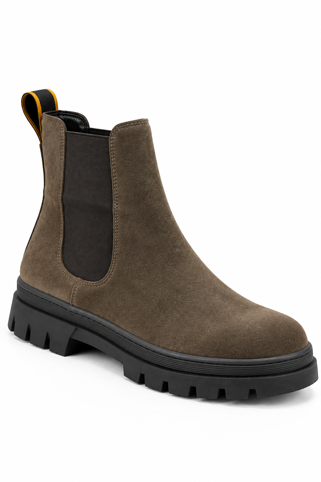 Olive Chelsea-Boot mit markanter Profilsohle-1.png