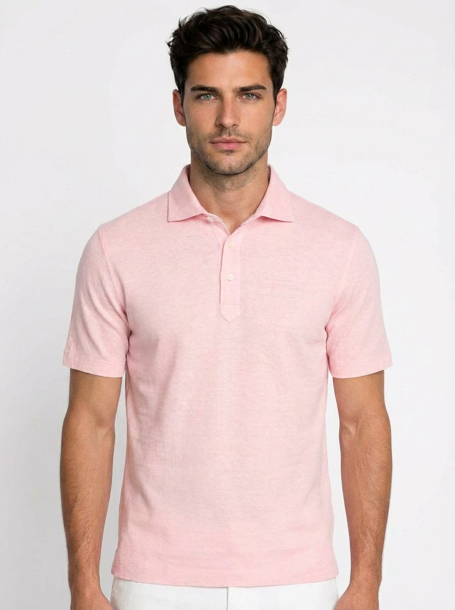 Brunello Cucinelli, Polo Shirt Rose