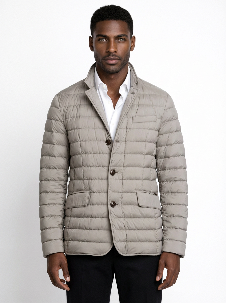 Moorer, Spring Down Jacket Waterproof Grey