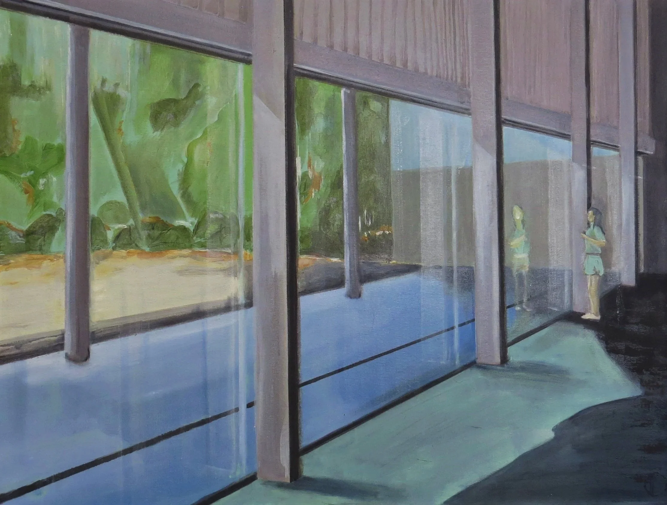 "BIRD IN THE SKY"                               80 x 60CM