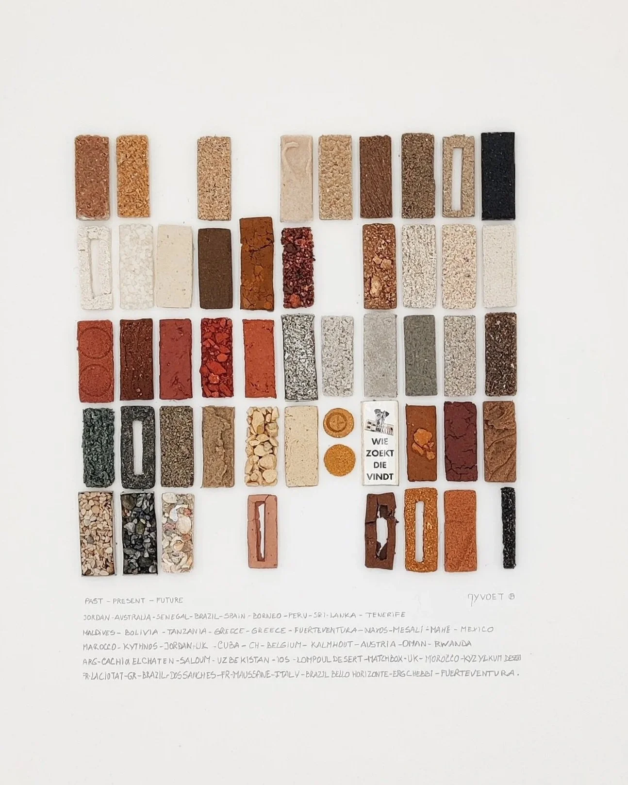 "PAST PRESENT FUTURE"  Nr. 23323              54 X 45 X 3CM