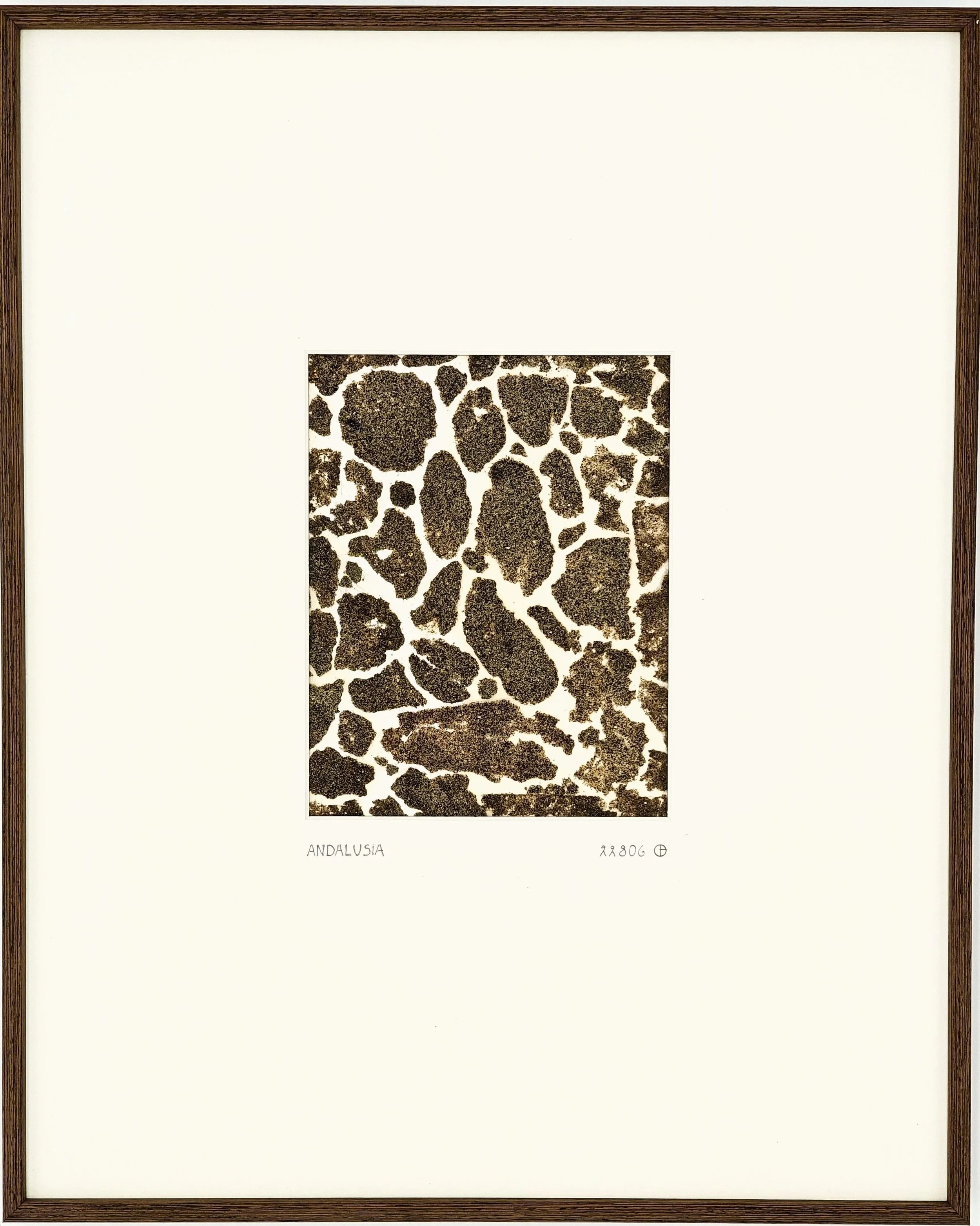 ANDALOUSIA     NR 22806      NARROW FRAME OF WENGE VENEER ALUMINUM  51 X 41 X 2.5CM