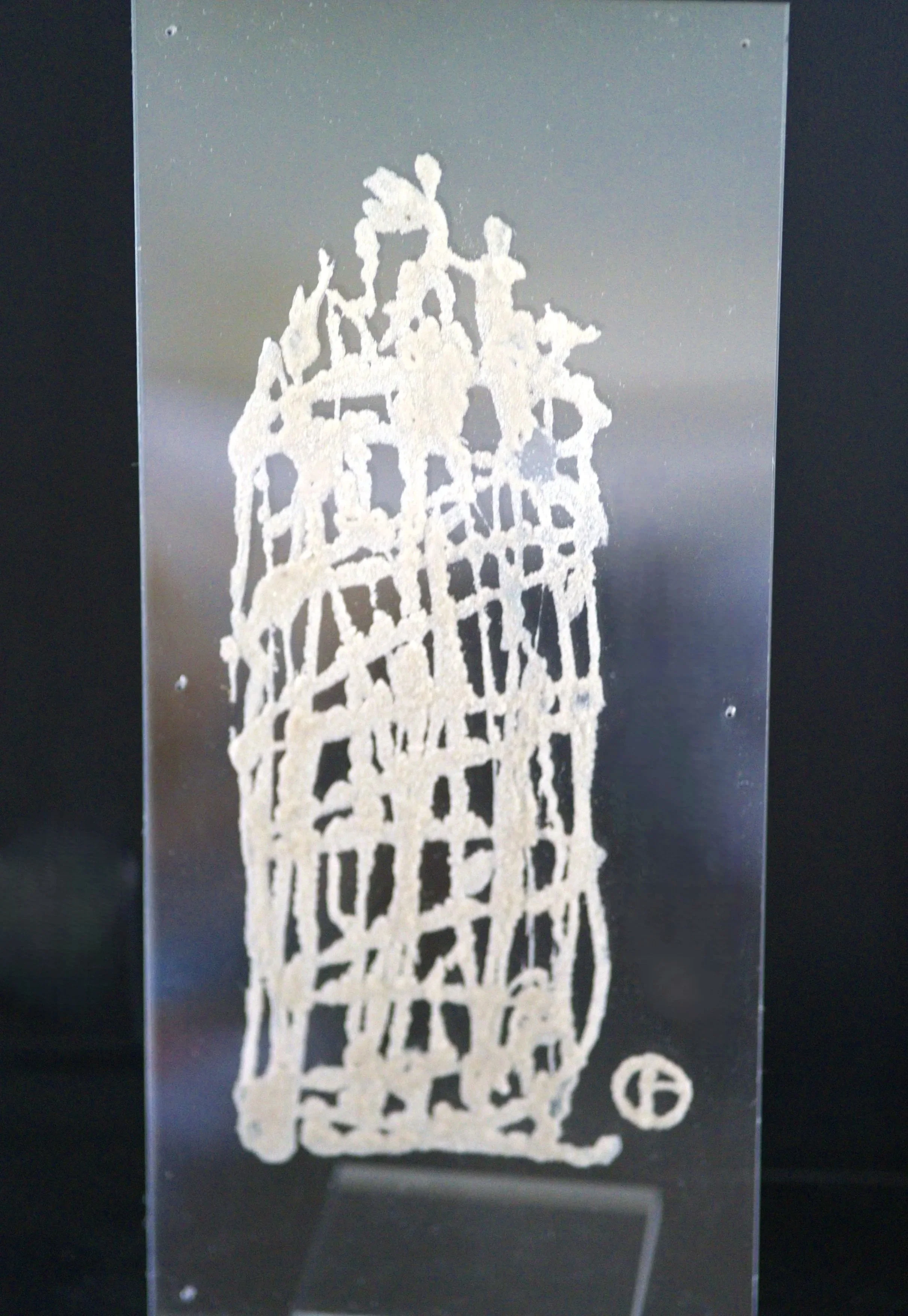 "VITRAIL"  CoLD  23326
Origin: Metz Cathedral
Plexi frame 40 x 18 x 1CM