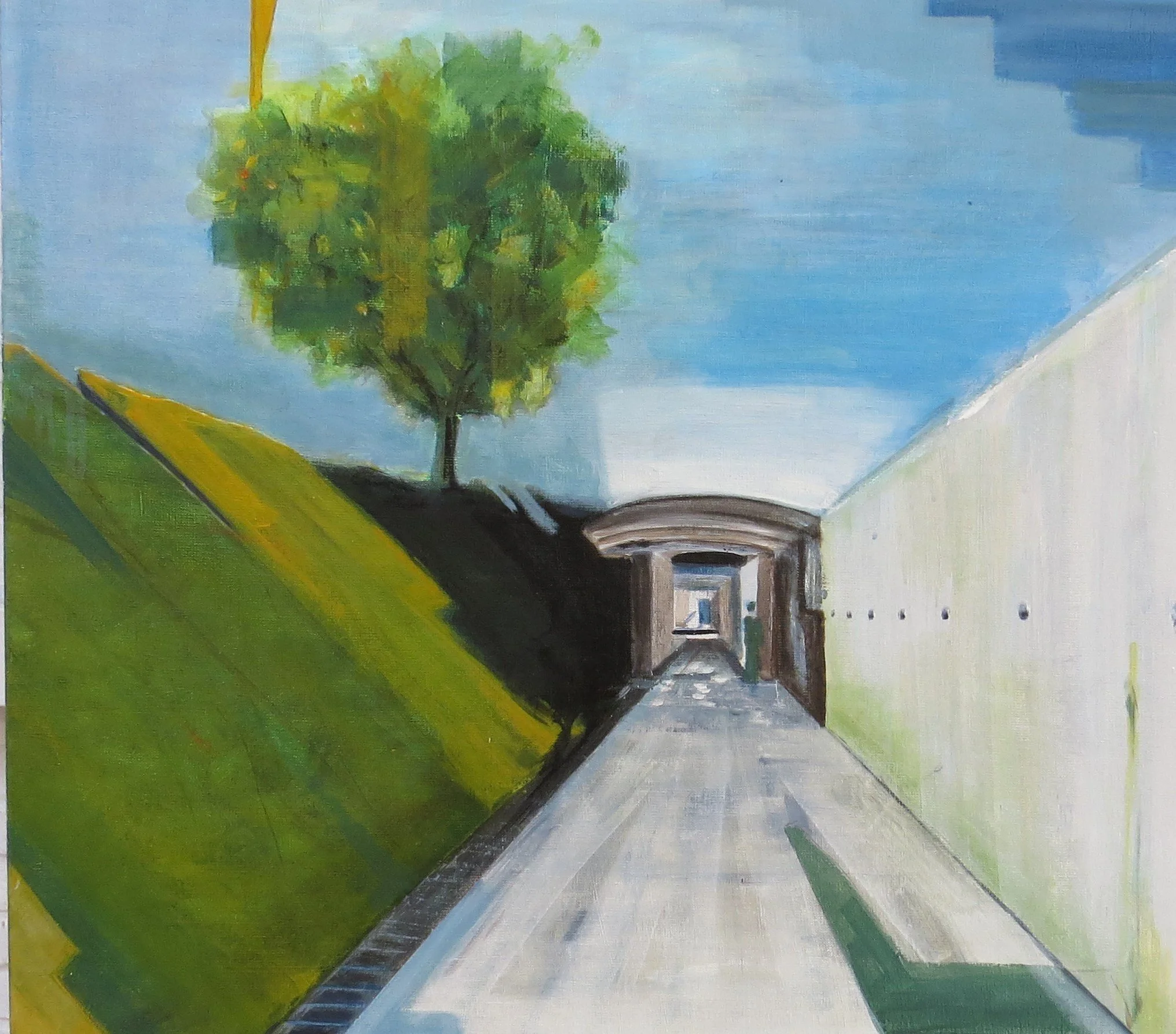 "LINK" PAVILLON LA COSTE    BLACK WOOD BLOCK FRAME                                     70 x 60CM