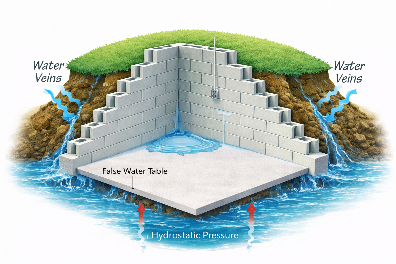 Exterior Drainage Water Mitigation and Erosion Control