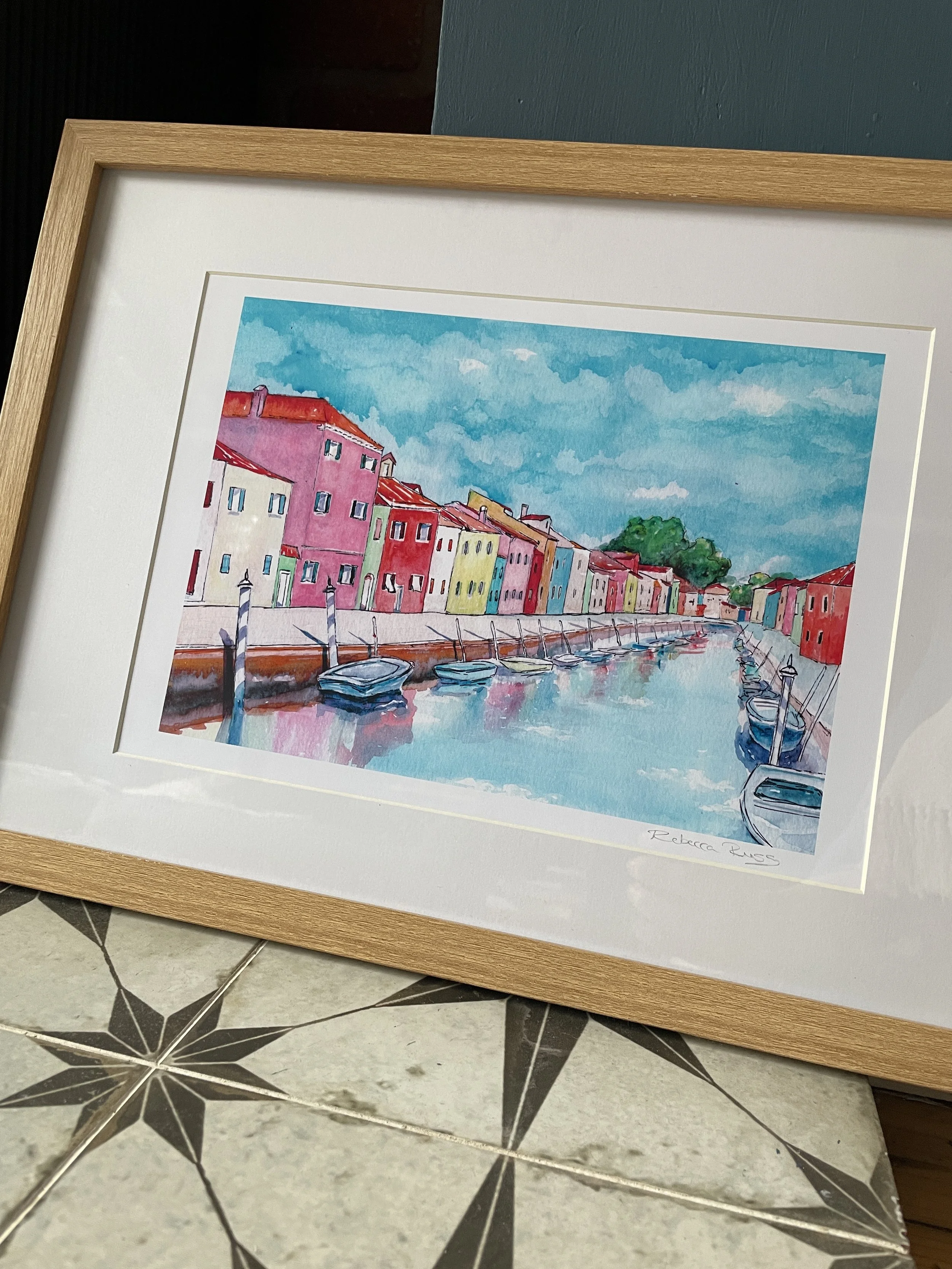 Burano, Venice (print)