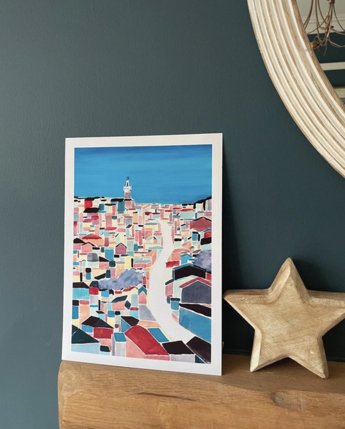 Siena Rooftops (print)