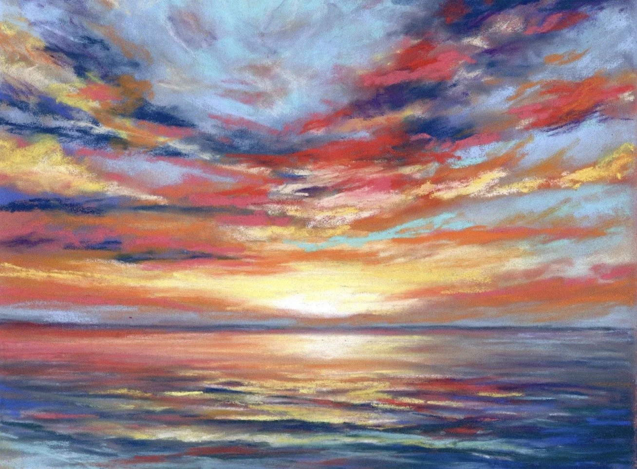 Waves of Sunset (SOLD)