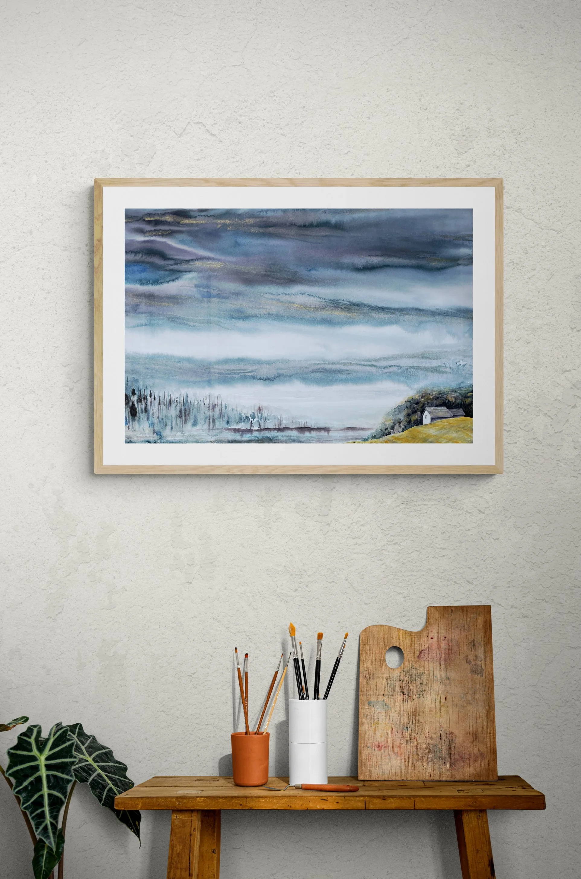 House on the Lake (print)
