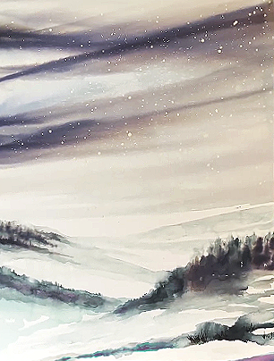 Snow Sky (SOLD)