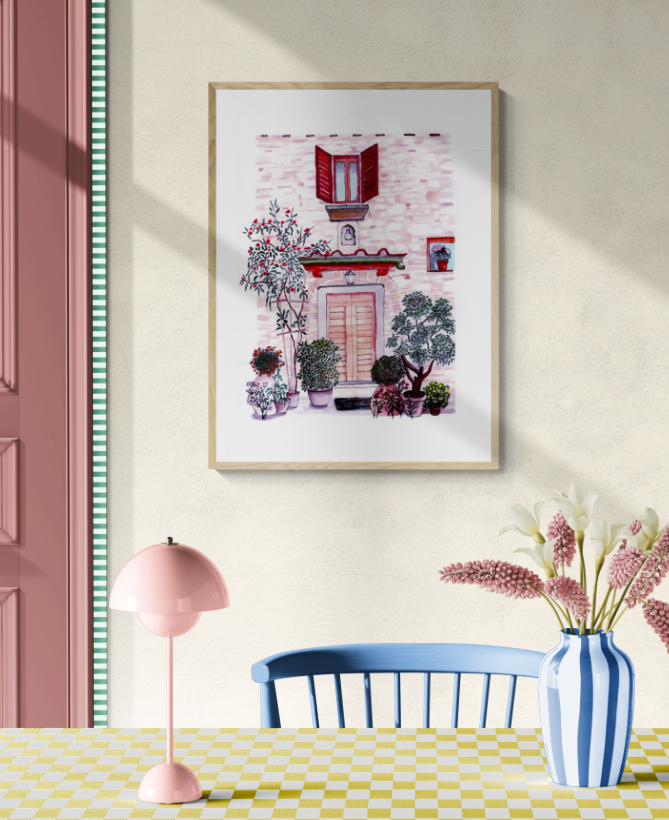 Sicilian Doorway (print)