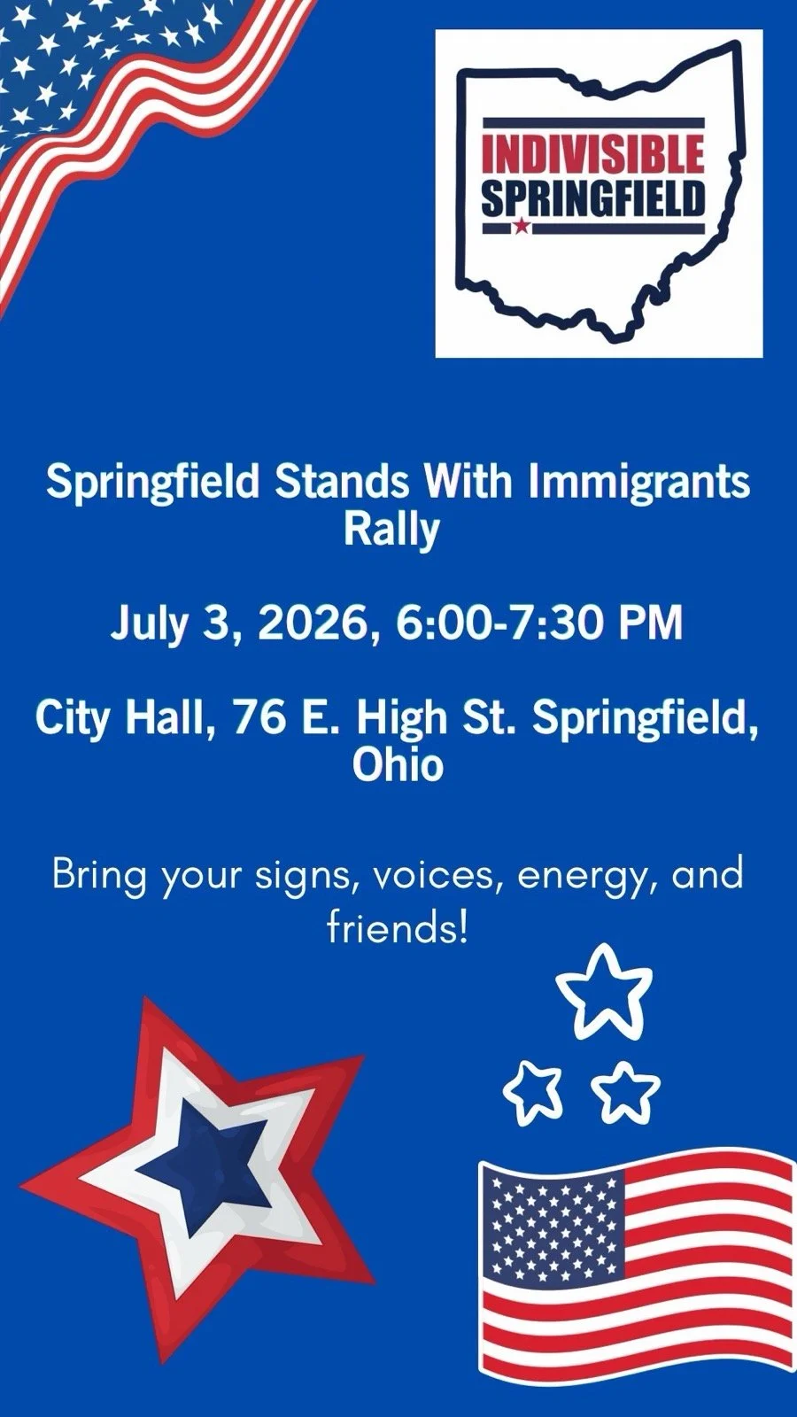 Springfield Stands With Immigrants Rally