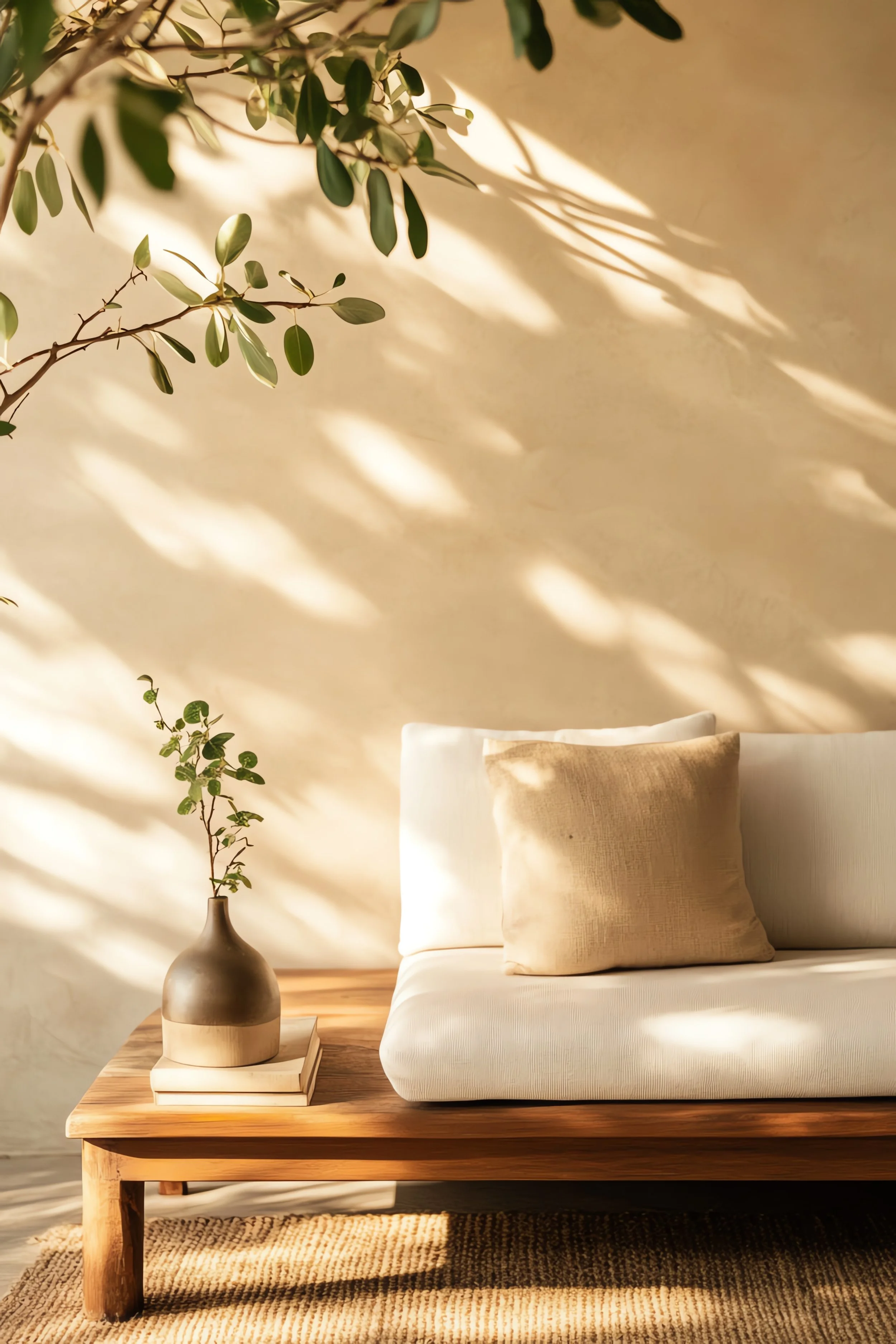 Welcoming coaching space with comfortable seating and warm natural light
