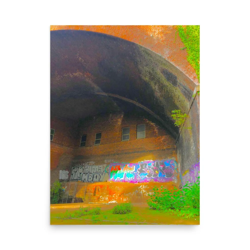 Manchester Graffiti Poster