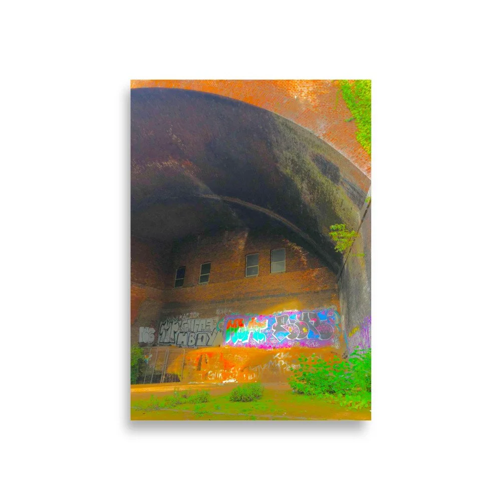 Manchester Graffiti Poster