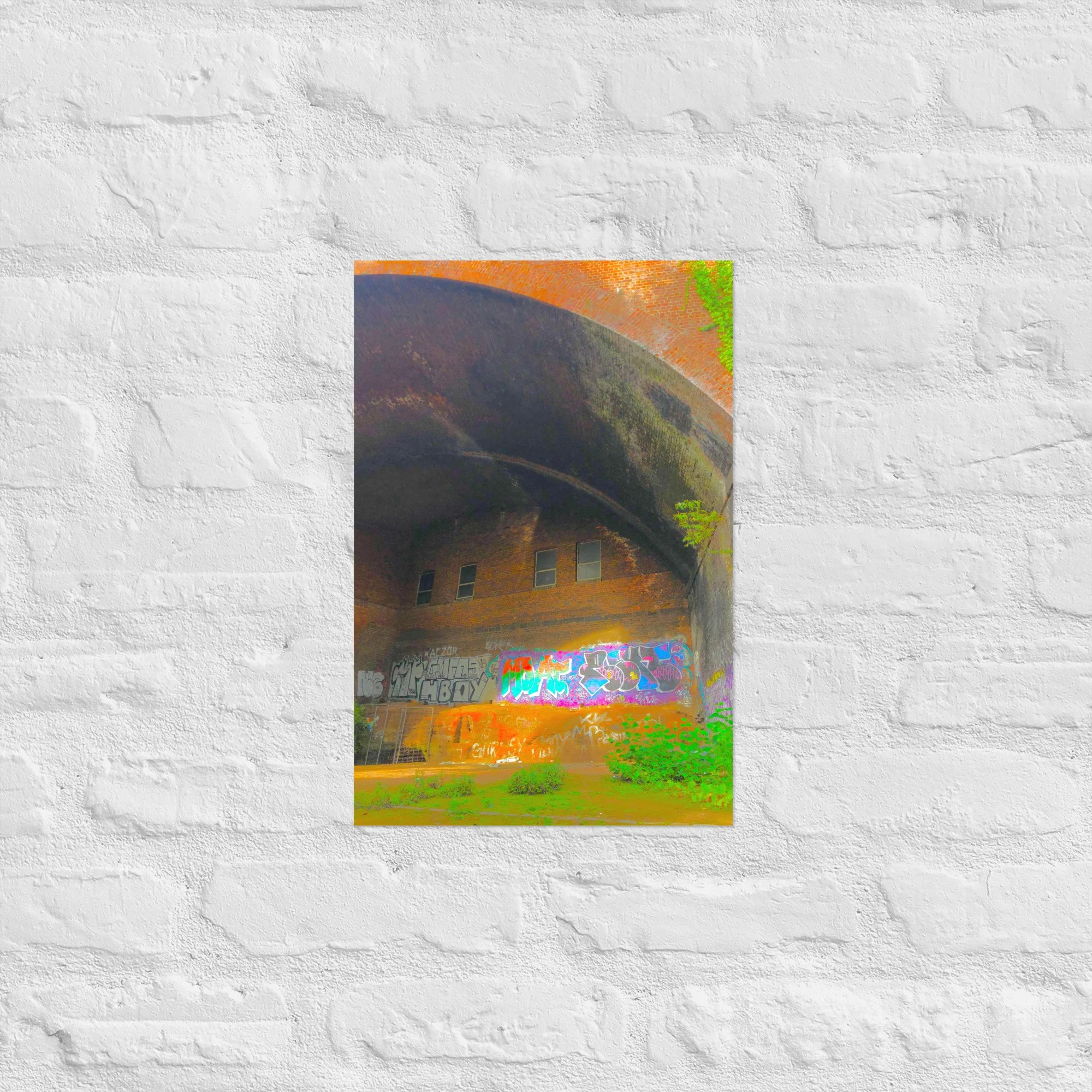 Manchester Graffiti Poster