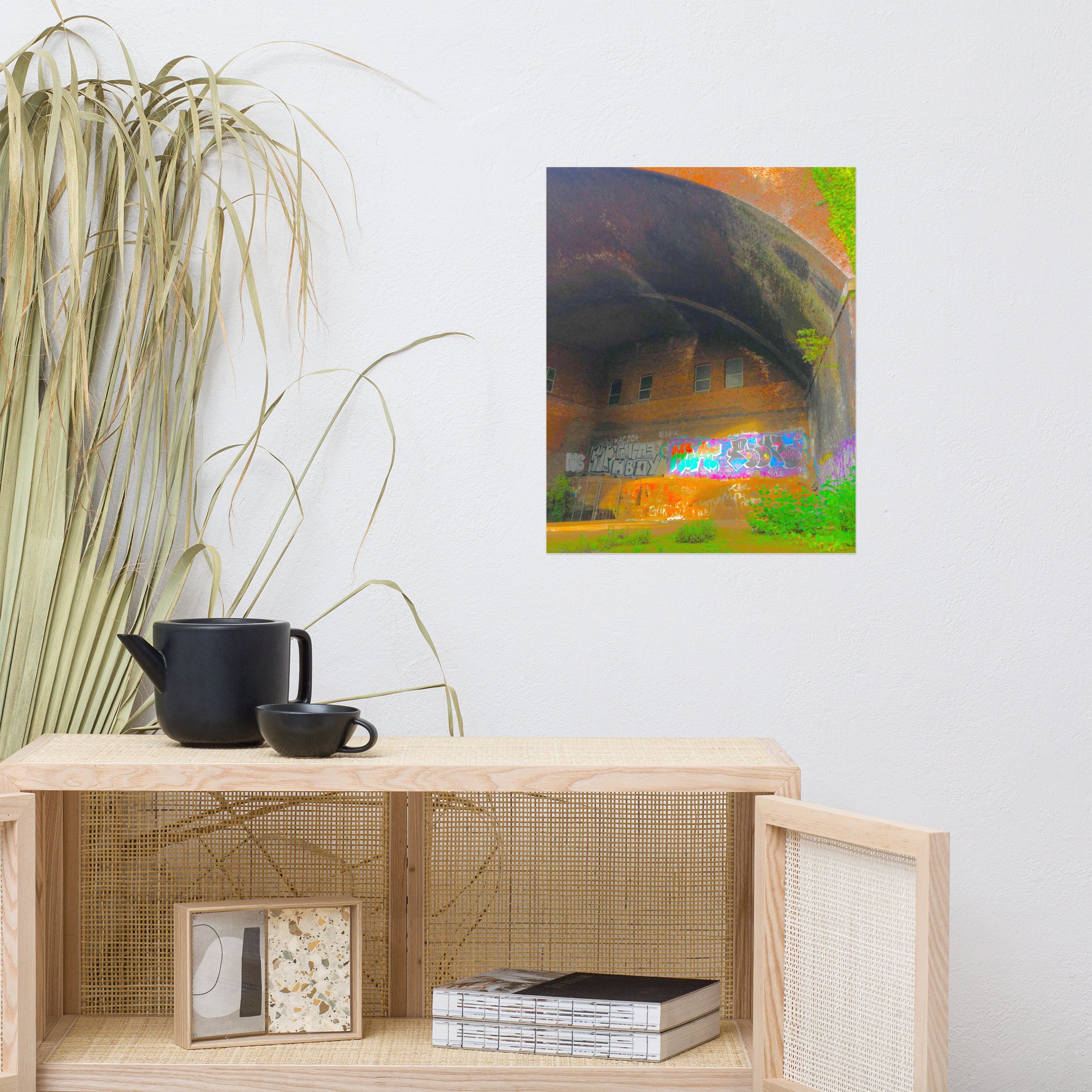 Manchester Graffiti Poster