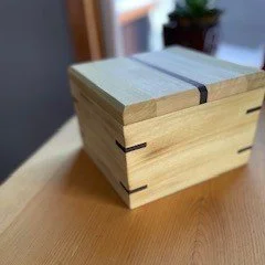 Poplar & Rosewood Keepsake Box