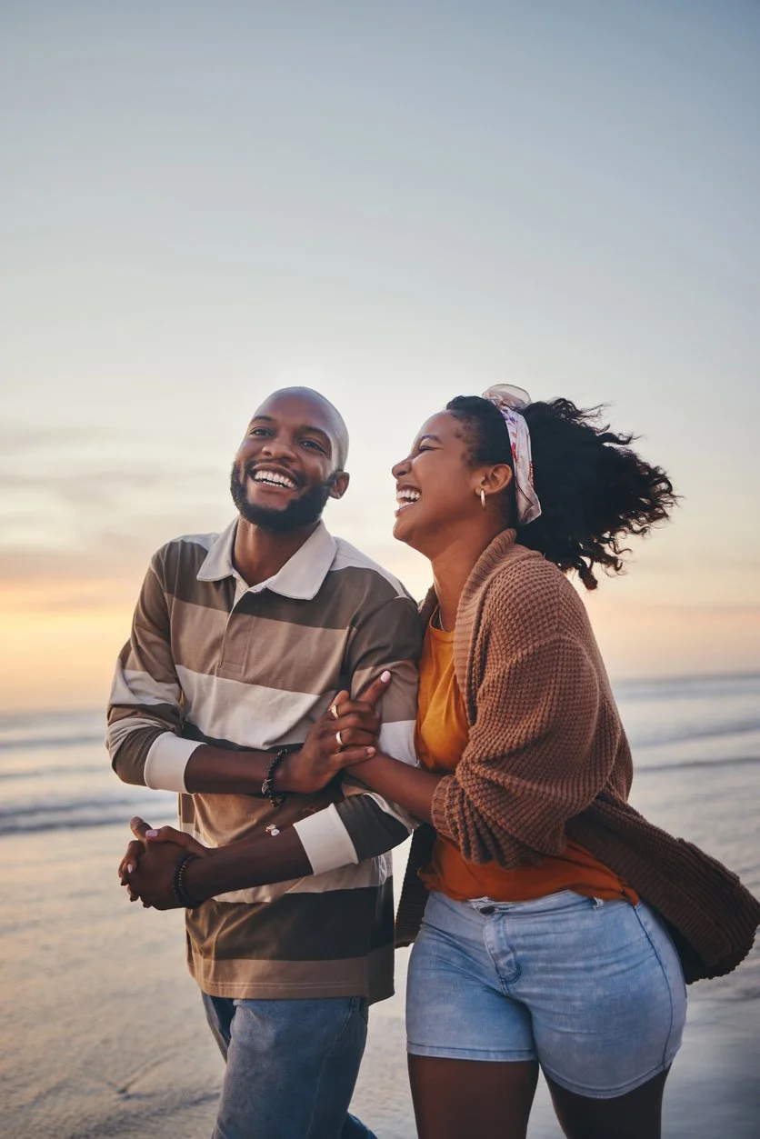 Two people sharing a tender moment, representing the relationship patterns and attachment anxiety this guide addresses.