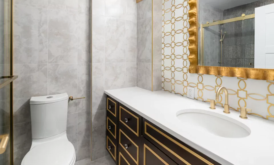 Financial District Bathroom Transformation 
  
 New York, NY — Residential 