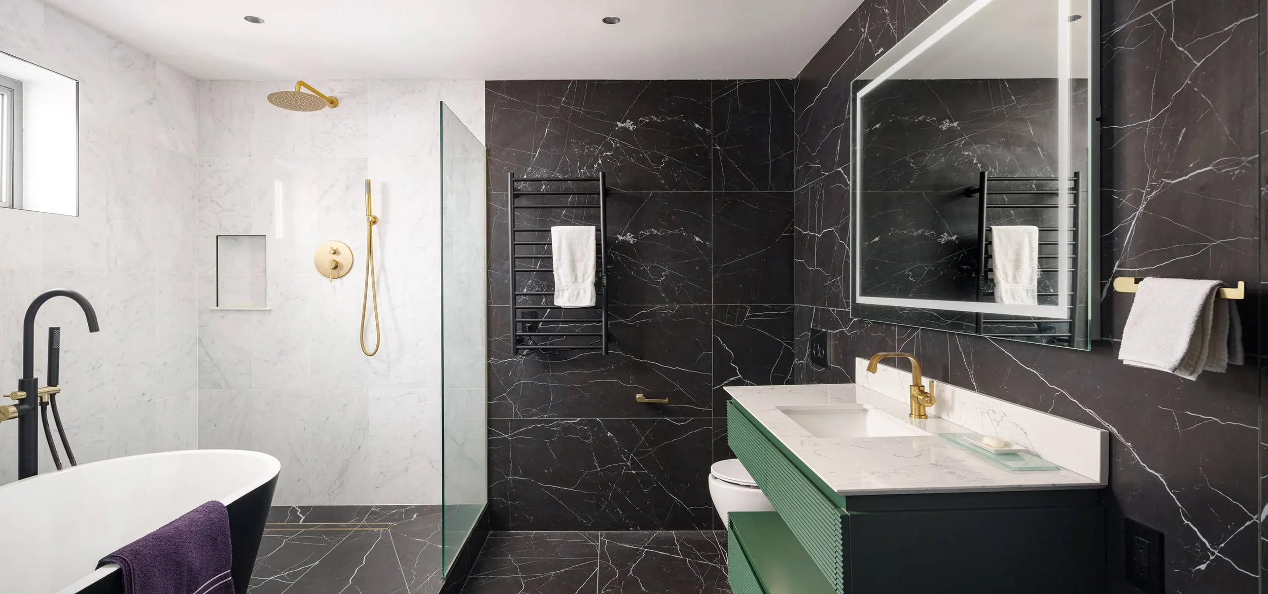 NoHo Bathroom Transformation 
  
 New York, NY — Residential 