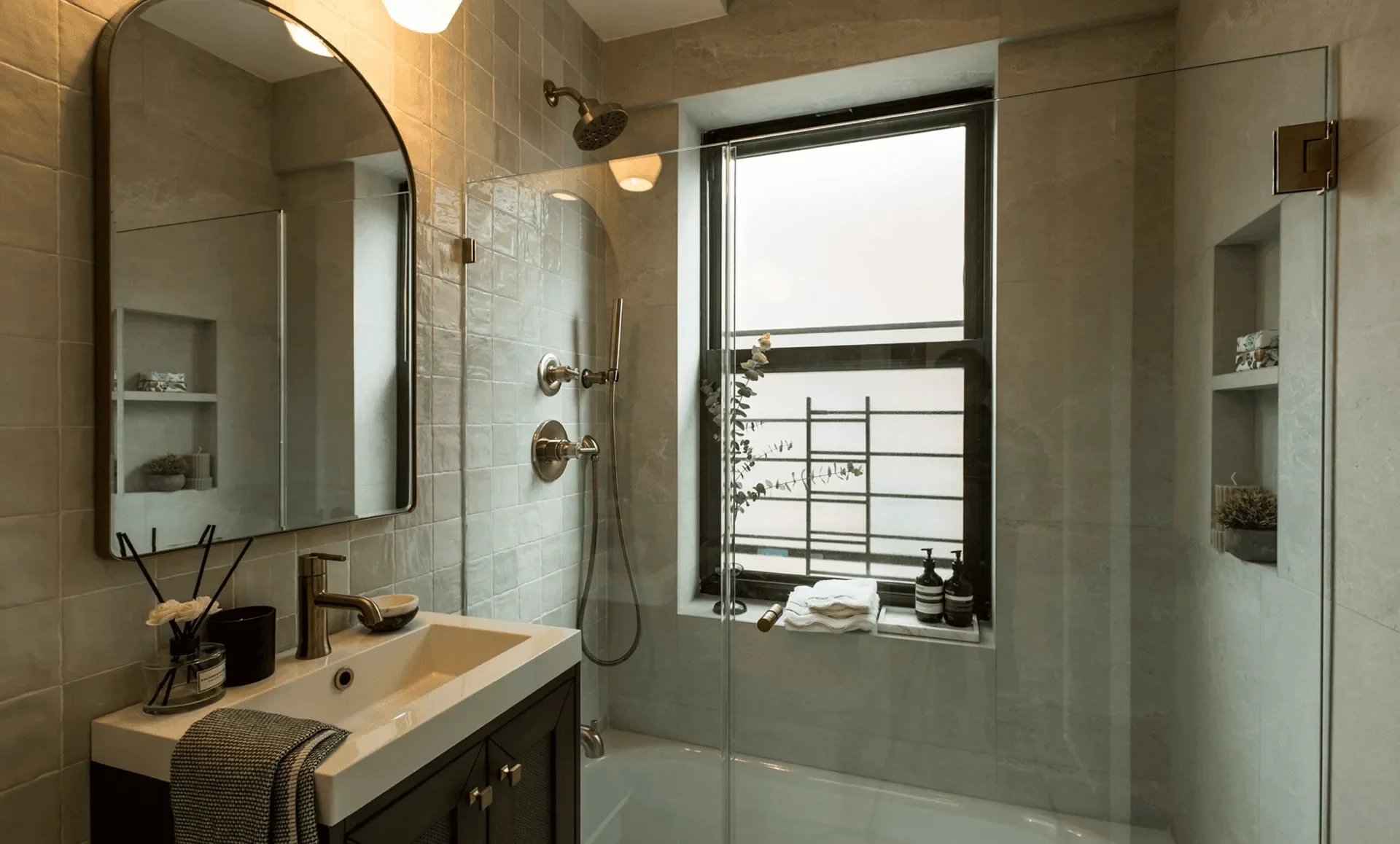 SoHo Bathroom Transformation 
  
 New York, NY — Residential 
