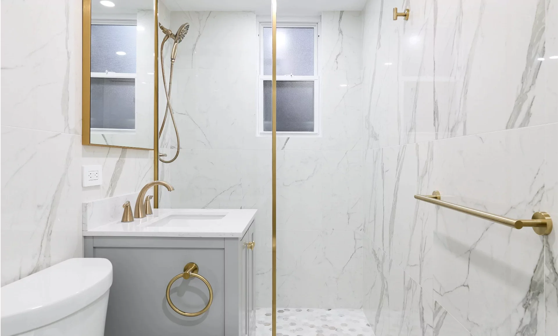 Tribeca Luxury Bathroom Renovation 
  
 New York, NY — Residential 